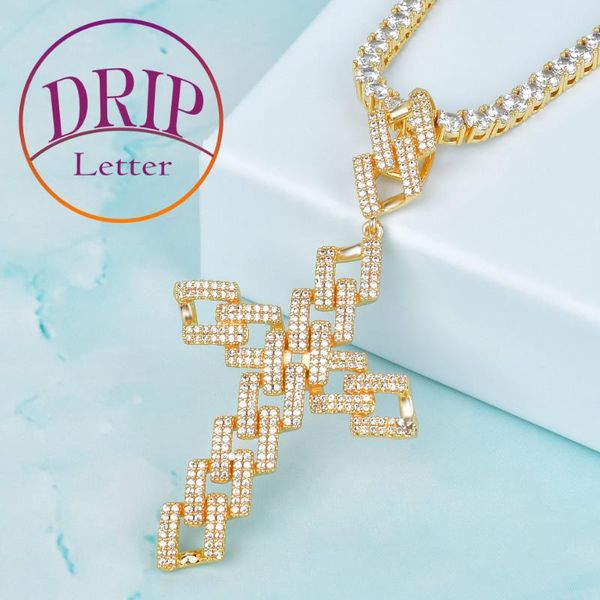 cuban cross necklace with 4mm tennis chain gold color cubic zircon men's women hip hop miami pendant jewelry necklaces, Silver
cuban cross necklace with 4mm tennis chain gold color cubic zircon men's women hip hop miami pendant jewelry necklaces, Silver