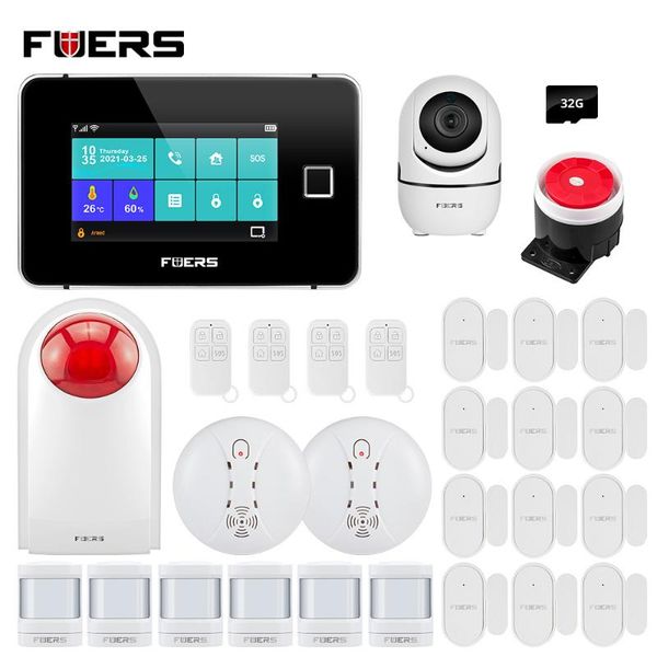 smart home security alarm system tuya wifi gsm touch screen temperature humidity display 433mhz fingerprint arm disarm kit systems
smart home security alarm system tuya wifi gsm touch screen temperature humidity display 433mhz fingerprint arm disarm kit systems