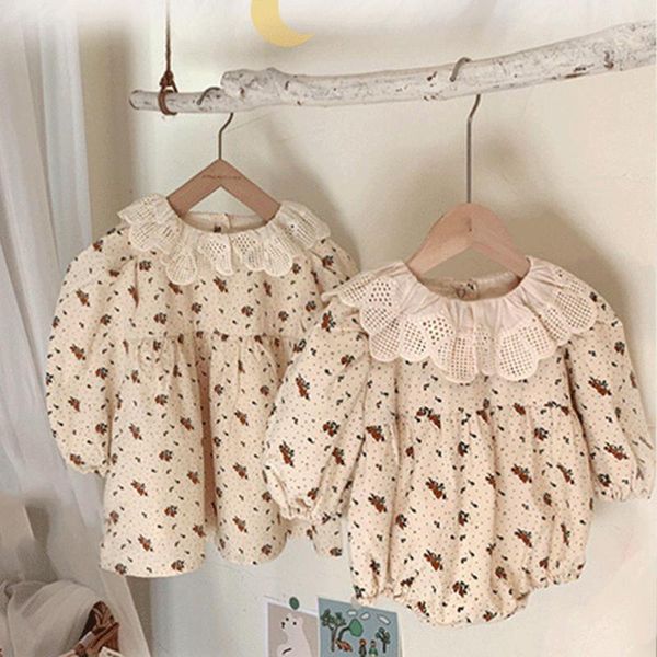 spring born baby girls lace romper vintage floral printing jumpsuit for toddler clothing set children costumes 0-24m rompers, Blue
spring born baby girls lace romper vintage floral printing jumpsuit for toddler clothing set children costumes 0-24m rompers, Blue
