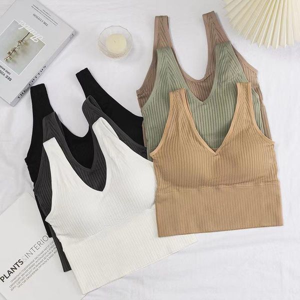 pure cotton sports bra ladies fitness v-neck beauty back no steel ring vest women running yoga outfit
pure cotton sports bra ladies fitness v-neck beauty back no steel ring vest women running yoga outfit