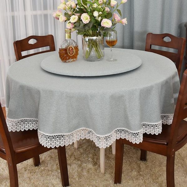 table cloth tablecloth fabric cotton and linen hipster simple modern turntable round household solid color
table cloth tablecloth fabric cotton and linen hipster simple modern turntable round household solid color