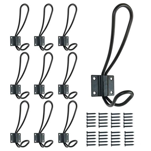 hooks & rails 10pcs rustic metal coat wall mounted double vintage for hanging decorative farmhouse entryway
hooks & rails 10pcs rustic metal coat wall mounted double vintage for hanging decorative farmhouse entryway