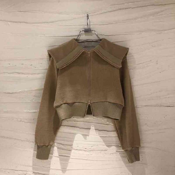 vintage plus size khaki turn down collar jacket women double zipper autumn black coat short casual retro clothes 210429, Black;brown
vintage plus size khaki turn down collar jacket women double zipper autumn black coat short casual retro clothes 210429, Black;brown