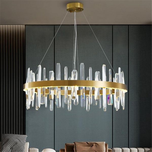 chandeliers luxury round led chandelier lighting modern large gold crystal hanging lamp for dining room living home indoor
chandeliers luxury round led chandelier lighting modern large gold crystal hanging lamp for dining room living home indoor