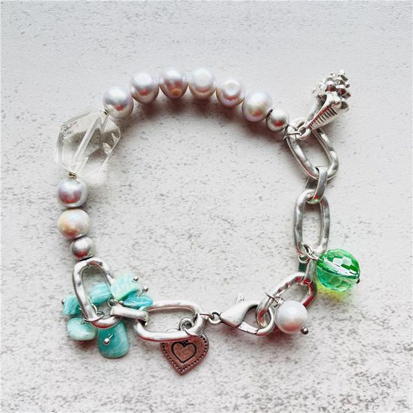 fashion jewelry designer charms for bracelets hq silver plated natural pearl crystal bracelet woman's accessories charm, Golden;silver
fashion jewelry designer charms for bracelets hq silver plated natural pearl crystal bracelet woman's accessories charm, Golden;silver