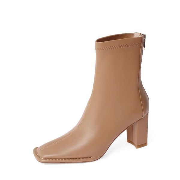 boots genuine leather high heels woman autumn winter back zipper wedding night club ankle, Black
boots genuine leather high heels woman autumn winter back zipper wedding night club ankle, Black