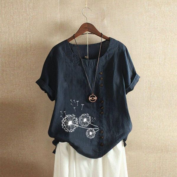 women's blouses & shirts blusas y camisas dandelion print womens and short sleeve o-neck harajuku shirt blouse pullover tunics tee, White
women's blouses & shirts blusas y camisas dandelion print womens and short sleeve o-neck harajuku shirt blouse pullover tunics tee, White