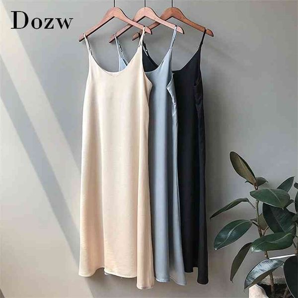 women solid long dress summer slim camisole bottom petticoat wild bottoming female maxi thin es vestidos 210515, Black;gray
women solid long dress summer slim camisole bottom petticoat wild bottoming female maxi thin es vestidos 210515, Black;gray