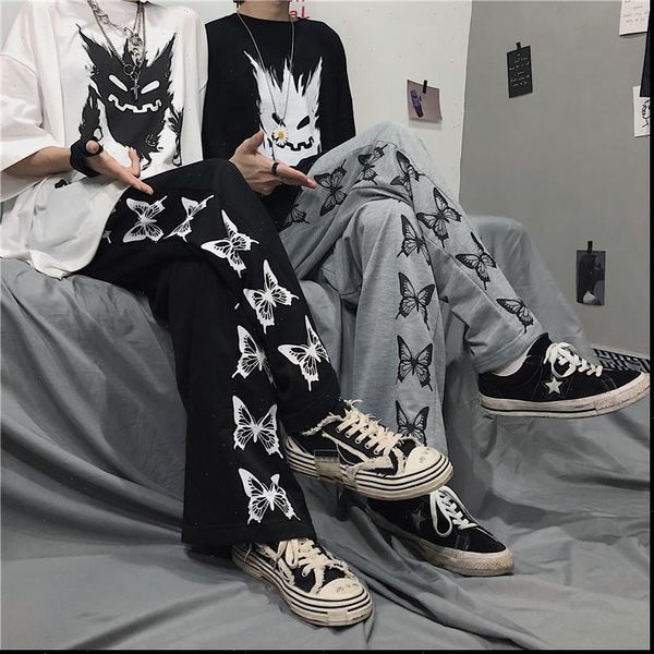 harajuku ins printed butterfly women pant leisure chic trousers loose setreetwear hip hop retro korean ulzzang straight pants, Black;white
harajuku ins printed butterfly women pant leisure chic trousers loose setreetwear hip hop retro korean ulzzang straight pants, Black;white