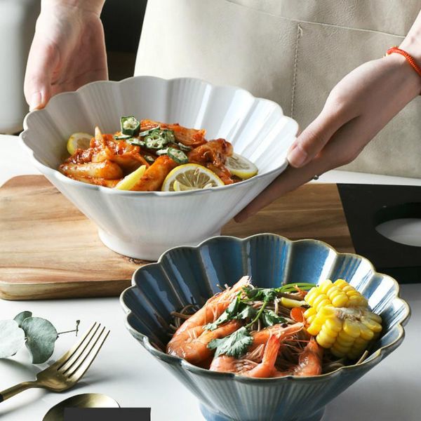bowls household petal rain-hat shaped bowl japanese-style ceramic rice noodle retro large soup dessert salad
bowls household petal rain-hat shaped bowl japanese-style ceramic rice noodle retro large soup dessert salad