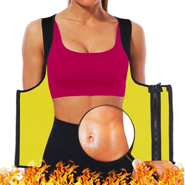twinso sauna sweat vest women thermal sweater neoprene shirts waist trainer weight loss belt zipper sports xs shaperwear women's shaper, Black;white
twinso sauna sweat vest women thermal sweater neoprene shirts waist trainer weight loss belt zipper sports xs shaperwear women's shaper, Black;white