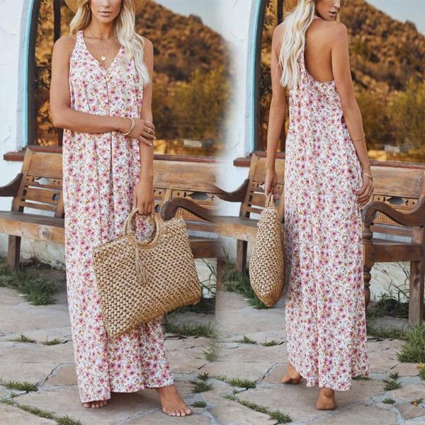 casual dresses 2021 summer women boho maxi club dress floral v-neck long beach party wear, Black;gray
casual dresses 2021 summer women boho maxi club dress floral v-neck long beach party wear, Black;gray