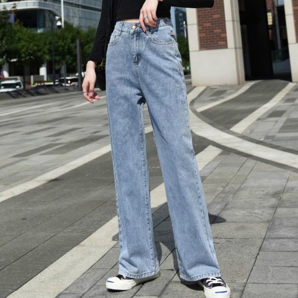 women's jeans plus size elastic high waist wide leg straight loose for women l xl 2xl 3xl 4xl, Blue
women's jeans plus size elastic high waist wide leg straight loose for women l xl 2xl 3xl 4xl, Blue