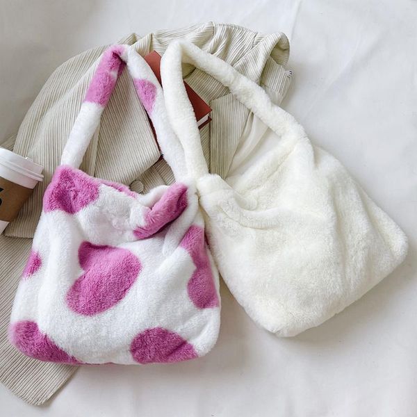 storage bags fashion women furry plush shoulder bag romantic autumn winter warming soft hairy white shopping handbags
storage bags fashion women furry plush shoulder bag romantic autumn winter warming soft hairy white shopping handbags