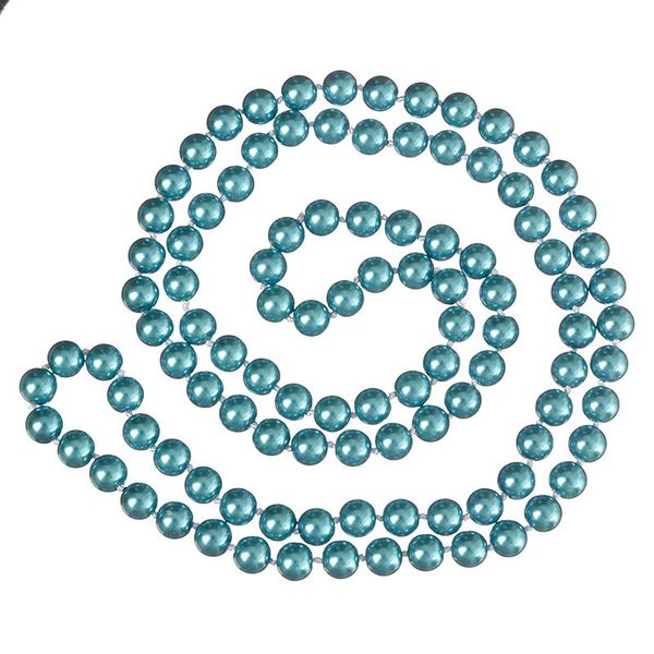 Chains 8mm Round Blue Imitation Pearls Shell Charm Necklace Wholesale Manual Diy Long 36inch For Elegant Ladies H867, Silver
Chains 8mm Round Blue Imitation Pearls Shell Charm Necklace Wholesale Manual Diy Long 36inch For Elegant Ladies H867, Silver