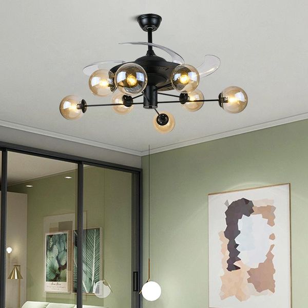 ceiling fans 220v 110v nordic light with brown glass lampshade black for living room bedroom bar
ceiling fans 220v 110v nordic light with brown glass lampshade black for living room bedroom bar