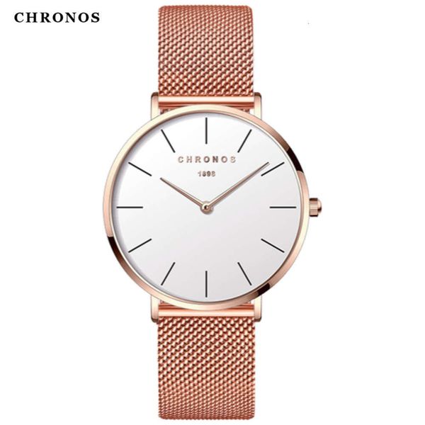 watch cronos net red fashion female leather strap quartz, Slivery;brown
watch cronos net red fashion female leather strap quartz, Slivery;brown