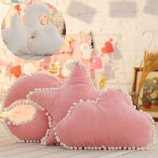 sweet star moon cloud shaped ultra soft plush back cushion throw pillow for room car sofa decoration-pink/white
sweet star moon cloud shaped ultra soft plush back cushion throw pillow for room car sofa decoration-pink/white