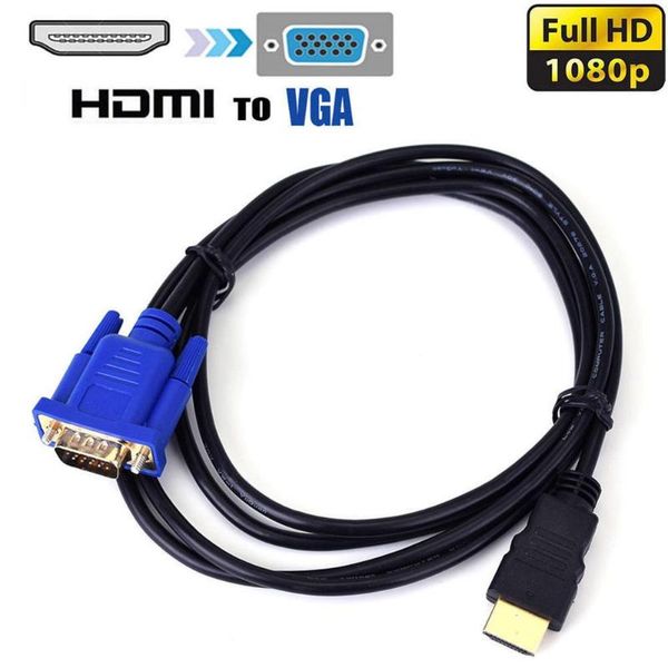 audio cables & connectors 1m/1.8m/3m/5m -compatible cable to vga 1080p hd with adapter for pc laptablet tv
audio cables & connectors 1m/1.8m/3m/5m -compatible cable to vga 1080p hd with adapter for pc laptablet tv