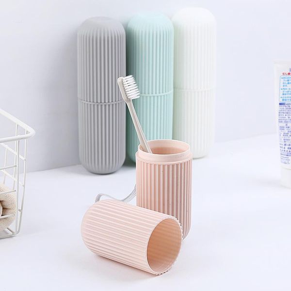 toothbrush holders 1pc creative portable toothpaste non-slip strip germproof holder case storage box plastic couple bathroom accessories
toothbrush holders 1pc creative portable toothpaste non-slip strip germproof holder case storage box plastic couple bathroom accessories
