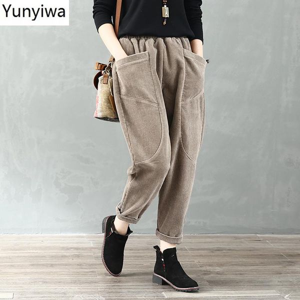 korean casual loose wild pant women solid slim waist corduroy pantalones mujer simple autumn winter trouser 46640 women's pants & capri, Black;white
korean casual loose wild pant women solid slim waist corduroy pantalones mujer simple autumn winter trouser 46640 women's pants & capri, Black;white