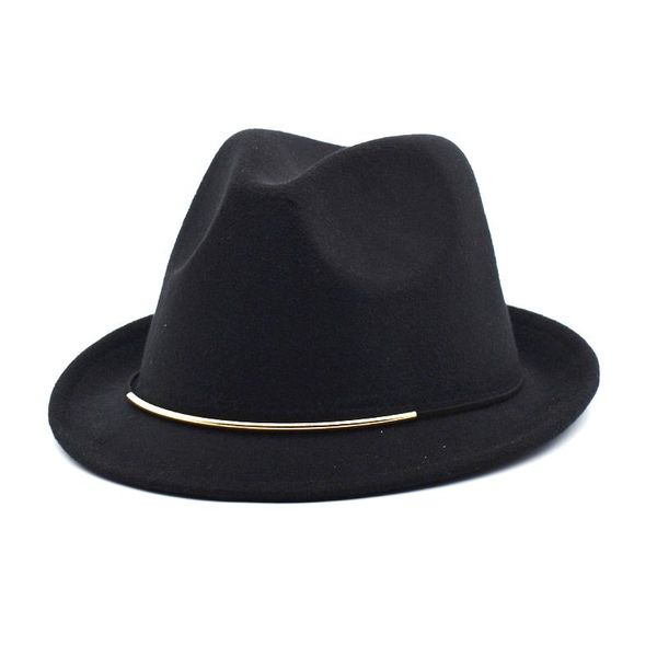 Women's Black Felt Hat Fedora British Retro Top Flat-brimmed Men's Street Gambler F24 Wide Brim Hats, Blue;gray
Women's Black Felt Hat Fedora British Retro Top Flat-brimmed Men's Street Gambler F24 Wide Brim Hats, Blue;gray