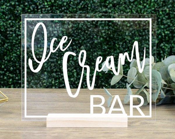 party decoration ice cream bar table sign kids birthday dessert sweets wedding clear1
party decoration ice cream bar table sign kids birthday dessert sweets wedding clear1