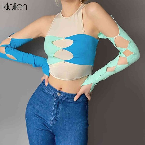 t shirt women spring summer patchwork hollow out long sleeve o neck female t shirt new fashion slim stretch basic wild tee, White
t shirt women spring summer patchwork hollow out long sleeve o neck female t shirt new fashion slim stretch basic wild tee, White