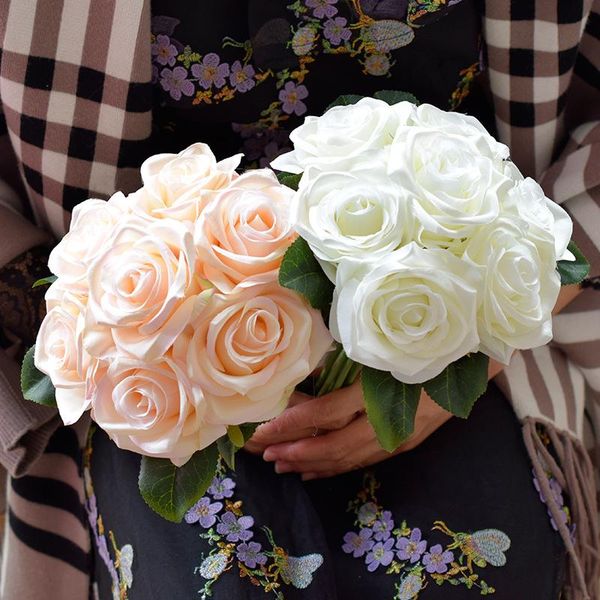 artificial rose wedding bouquet silk family party decoration flower plant floral arrangement decorative flowers & wreaths
artificial rose wedding bouquet silk family party decoration flower plant floral arrangement decorative flowers & wreaths