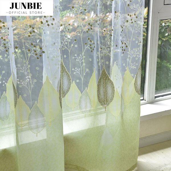 elegant modern tulle curtains for living room bedroom kitchen green leaf sheer window drapes valance curtain &
elegant modern tulle curtains for living room bedroom kitchen green leaf sheer window drapes valance curtain &