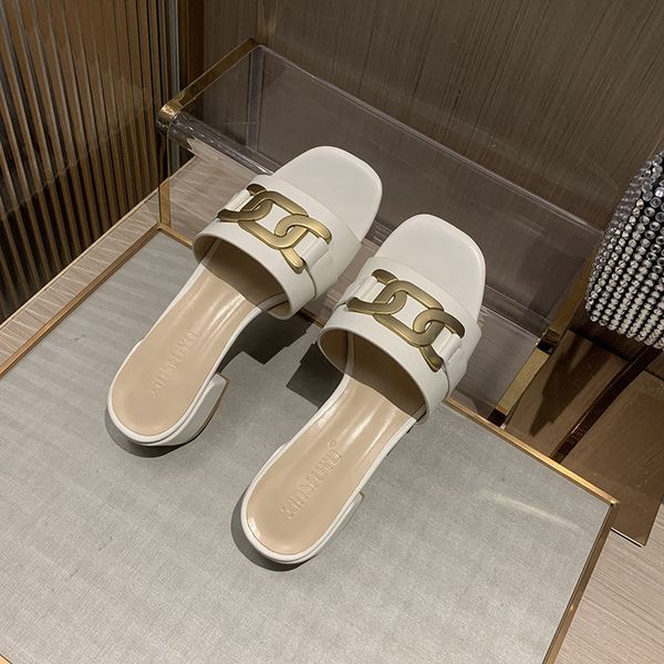 summer new button rubber version versatile square head skin color semi drag high heels, Black
summer new button rubber version versatile square head skin color semi drag high heels, Black