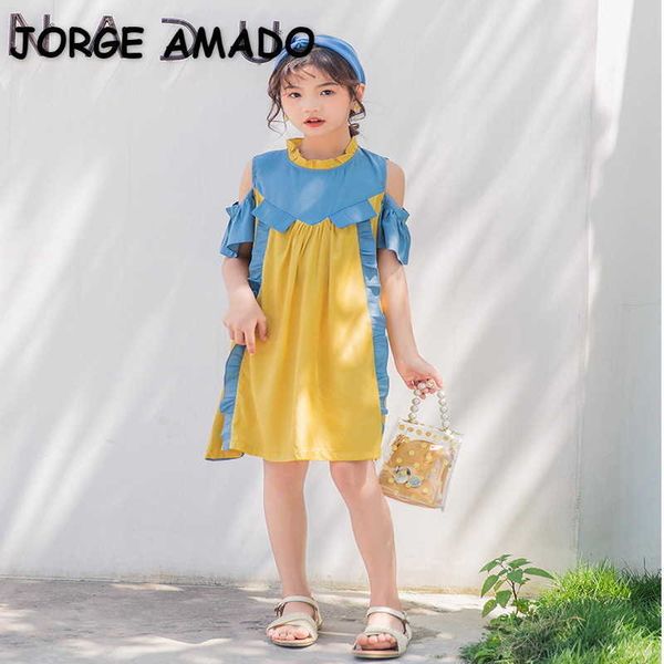 summer teenagers girl dress patchwork ruffles princess kids fashion clothes e2098 210610, Red;yellow
summer teenagers girl dress patchwork ruffles princess kids fashion clothes e2098 210610, Red;yellow