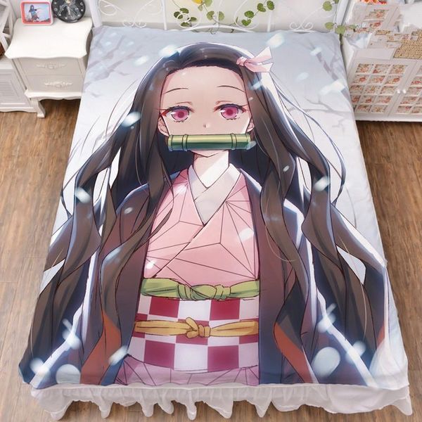 sheets & sets november update japanese anime demon slayer: kimetsu no yaiba girl bed milk fiber sheet blanket summer quilt 150x200cm
sheets & sets november update japanese anime demon slayer: kimetsu no yaiba girl bed milk fiber sheet blanket summer quilt 150x200cm
