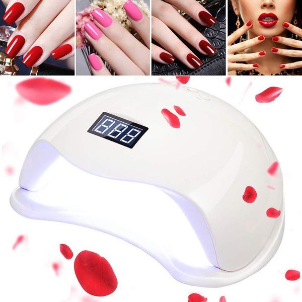 led nail dryer 1gel drying lamp with auto sensor lcd display fast for nails dryers