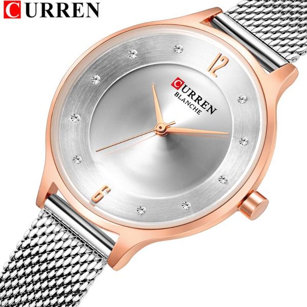 wristwatches curren 9036 fashion casual stainless steel mesh watches womens dress rhinestone quartz wristwatch ladies gifts bayan kol saati, Slivery;brown
wristwatches curren 9036 fashion casual stainless steel mesh watches womens dress rhinestone quartz wristwatch ladies gifts bayan kol saati, Slivery;brown