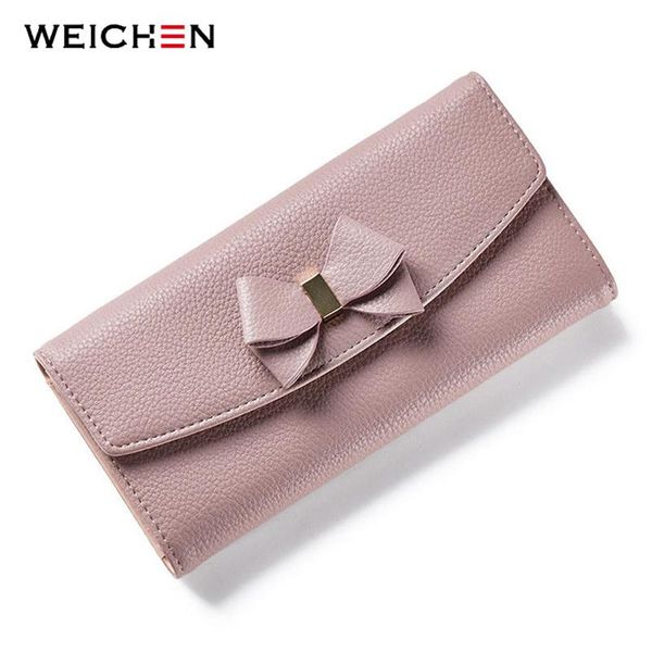 wallets weichen design bow women long wallet solid simple hasp fashion evening clutch brand lady purse female phone card coin pocket, Red;black
wallets weichen design bow women long wallet solid simple hasp fashion evening clutch brand lady purse female phone card coin pocket, Red;black