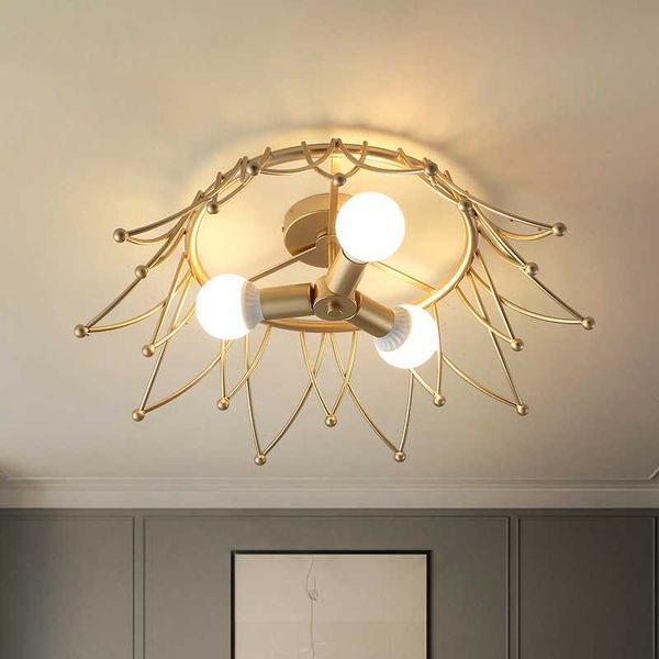 simple modern nordic led ceiling light bedroom creative living room personality luxury crown flower lamp lights
simple modern nordic led ceiling light bedroom creative living room personality luxury crown flower lamp lights