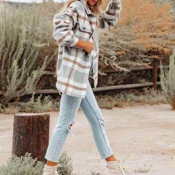 women's jackets winter coat loose autumn single breasted long sleeve jacket cardigan for office, Black;brown
women's jackets winter coat loose autumn single breasted long sleeve jacket cardigan for office, Black;brown