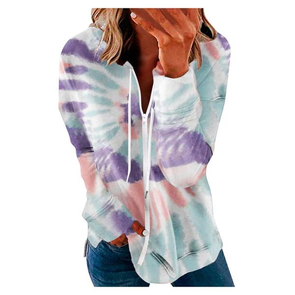 women's hoodies & sweatshirts tie dye print hoodie women fashion long sleeve zip up casual loose drawstring sweatshirt coat vintage clo, Black
women's hoodies & sweatshirts tie dye print hoodie women fashion long sleeve zip up casual loose drawstring sweatshirt coat vintage clo, Black