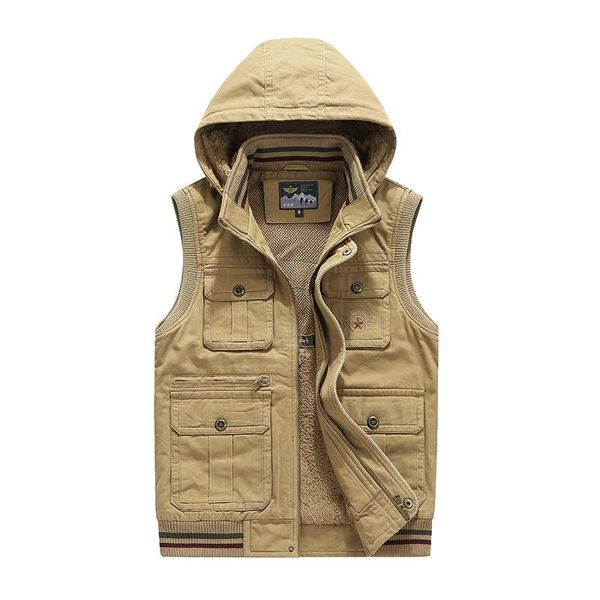 men's vests plus size 7xl autumn vest men casual hooded sleeveless military jacket warm fleece windbreaker waistcoat slim, Black;white
men's vests plus size 7xl autumn vest men casual hooded sleeveless military jacket warm fleece windbreaker waistcoat slim, Black;white