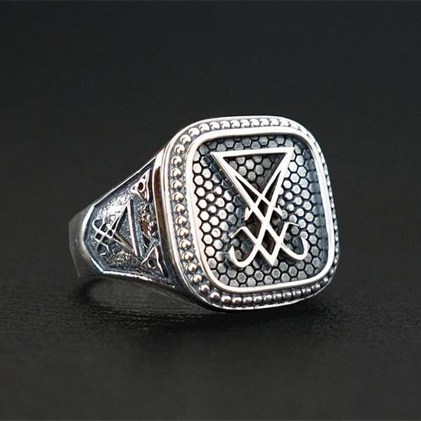 cluster rings eyhimd gothic 316l stainless steel sigil of lucifer signet ring satan for men male punk biker jewelry, Golden;silver
cluster rings eyhimd gothic 316l stainless steel sigil of lucifer signet ring satan for men male punk biker jewelry, Golden;silver