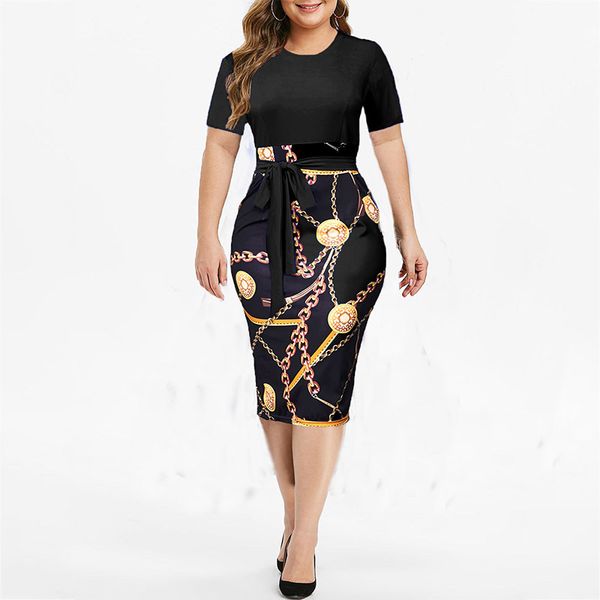 2021vintage print plus size knee-length dress womens summer short sleeve midi elegant dresses summer high waist robe 2021, Black;gray
2021vintage print plus size knee-length dress womens summer short sleeve midi elegant dresses summer high waist robe 2021, Black;gray