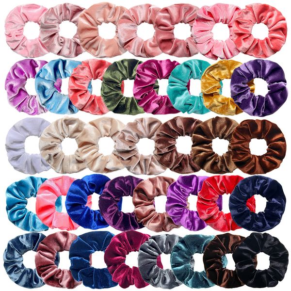 lady girl hair scrunchy ring velvet hairband elastic hair bands solid color large intestine sports dance scrunchie, Slivery;white
lady girl hair scrunchy ring velvet hairband elastic hair bands solid color large intestine sports dance scrunchie, Slivery;white