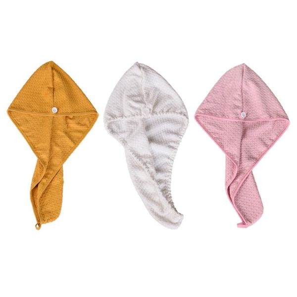 3pcs hair towel plush shower towels wrap quickly absorbent caps 
3pcs hair towel plush shower towels wrap quickly absorbent caps