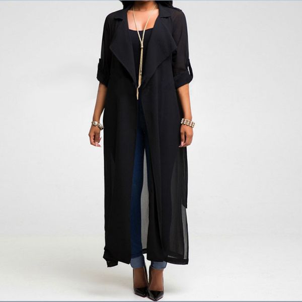 women's jackets womens coats long sleeve office lady casual chiffon cardigan solid color fashion lace up jacket spring summer for women, Black;brown
women's jackets womens coats long sleeve office lady casual chiffon cardigan solid color fashion lace up jacket spring summer for women, Black;brown