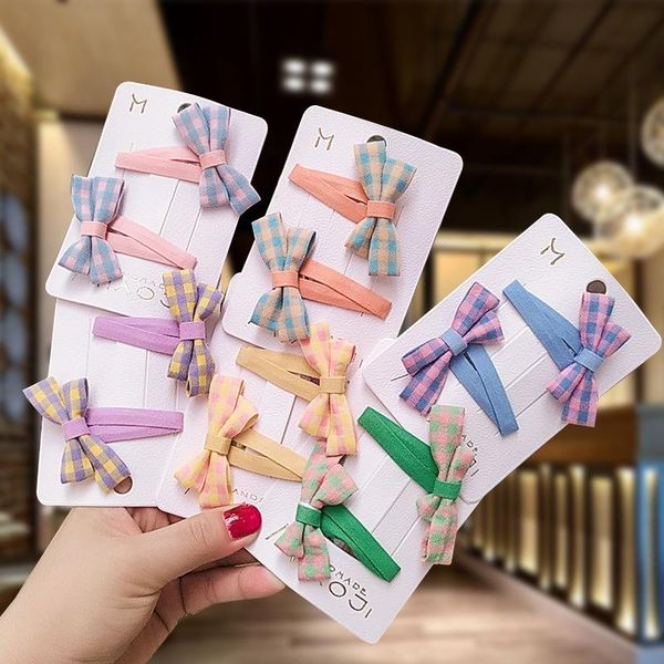 hair accessories children's bb clip paired suit color matching checkered bowknot girl hairpin cute women headdress, Slivery;white
hair accessories children's bb clip paired suit color matching checkered bowknot girl hairpin cute women headdress, Slivery;white