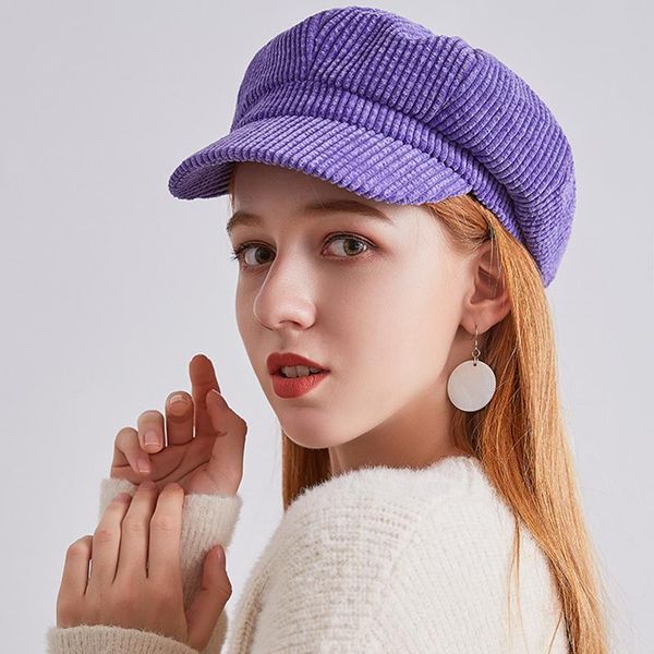 tide korean version of solid color corduroy women cap autumn and winter fashion wild retro beret for girl 8 colors hc27 visors, Blue;gray
tide korean version of solid color corduroy women cap autumn and winter fashion wild retro beret for girl 8 colors hc27 visors, Blue;gray