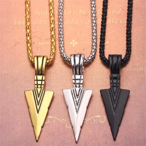 chokers men's design matte black long necklace with arrow pendant jewelry chain hip hop punk rock christmas halloween gift for men wome, Golden;silver
chokers men's design matte black long necklace with arrow pendant jewelry chain hip hop punk rock christmas halloween gift for men wome, Golden;silver