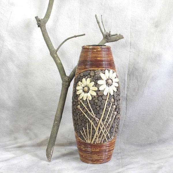 vases christmas large bamboo floor vase big living room decorative home art & craft flower pot woven retro antique finish
vases christmas large bamboo floor vase big living room decorative home art & craft flower pot woven retro antique finish