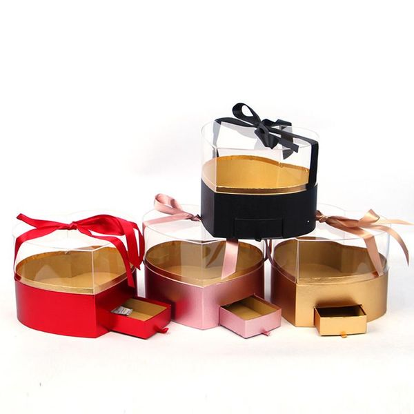 heart shaped drawer transparent valentine's day gift acrylic window eternal flower bucket packaging box wrap
heart shaped drawer transparent valentine's day gift acrylic window eternal flower bucket packaging box wrap